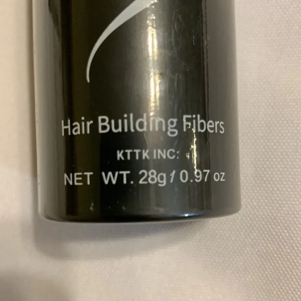 KTTK hair building fibers for thinning hair. Only opened for testing